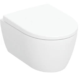 GEBERIT SANITAER Geberit iCon Set WWC-T Rimfree weiß verkürzte Ausladung, EFF3, mit Sitz  – 502.381.00.1