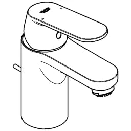 GROHE Grohe Eurosmart Cosmopolitan WT-Mischer Niederdruck Zugstangen-Ablaufgrt. chrom   – 32 955 000