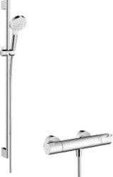 HANSGROHE HG Brausenkombi Crometta Vario/ Ecostat 1001 CL/Unica 900mm weiß/chrom  – 27813400