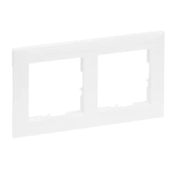 LEGRAND SEANO 2-fach Rahmen in der Farbausführun g Ultraweiss  – 765172