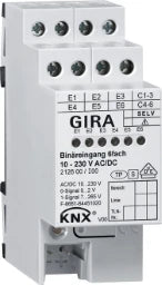 GIRA Binäreing. 6f 10 - 230 V AC/DC KNX REG   – 212600