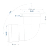 POLOPLAST PO Schalungsbogen POLO-KWL DN 90  – 03483