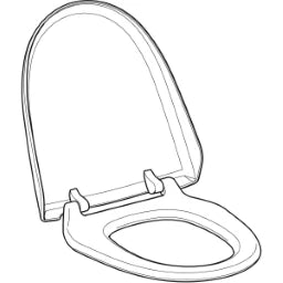 GEBERIT GE WC-Sitz und Deckel AC8000/8000 plus weiss   – 250.034.11.1