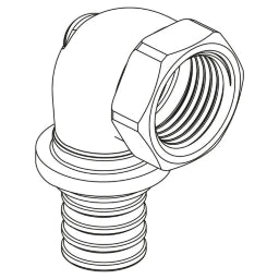 REHAU REHAU Winkelübergang RAUTITAN RX+ 20 - Rp 1/2   – 14563551001