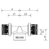 REHAU REHAU T-Stück FASTLOC EX+ 16 - Rp 1/2 - 16  – 13706761001