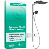 HANSGROHE HG Showerpipe Raindance Alive Q 210/340 2jet mit Thermostat chrom  – 24590000