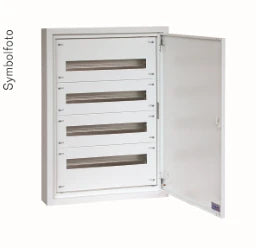ERA Flachverteiler mit Rückwand 4-reihig 4x22TE, bxhxt=600x800x100mm   – 218891