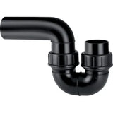GEBERIT GE PE Siphon mit Bundverschraubung d 110mm 367730   – 367.730.16.1