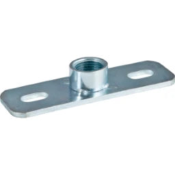 GEBERIT GE Grundplatte Wand-u. Deckenbefestigung rechteckig, Zweiloch, 40x120xG1/2   – 363.839.00.1