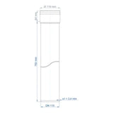 POLOPLAST PO Steckmuffenrohr POLO-KAL XS DN 110/750  – 102049