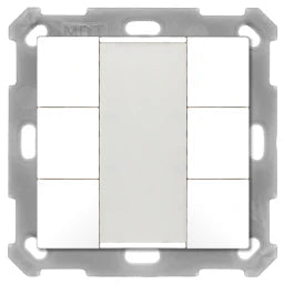 MDT Taster 55 6-fach, Reinweiß matt  – BE-TA5506.02