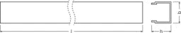 LEDVANCE Covers for LED Strip Profiles -PC/W01/D/ 1  – 4058075279391
