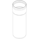 POLOPLAST PO Steckmuffenrohr POLO-KAL XS DN 160/250  – 102061