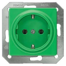 SIEMENS Schuko-Steckdose DELTA i-system, grün   – 5UB1512
