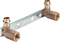 VIEGA Viega Montageeinheit mit SC Sanpress 2221 in 15 x Rp1/2 x 45x150/200mm Sibr   – 124 502
