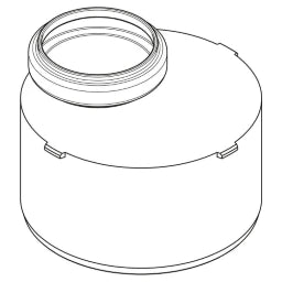 REHAU RAUPIANO PLUS Übergangsrohr kurz DN 110/50   – 11200851001