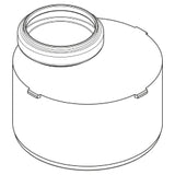 REHAU RAUPIANO PLUS Übergangsrohr kurz DN 110/50   – 11200851001