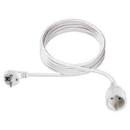 BACHMANN Verlängerung H05VV-F3G1,50mm² weiß 2,0m 3-polig  – 341.200S