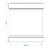 POLOPLAST PO Überschiebmuffe POLO-KAL NG DN 110   – 02314