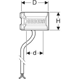 GEBERIT GE Pluvia Heizung 230V 16W 359971   – 359.971.00.1
