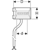 GEBERIT GE Pluvia Heizung 230V 16W 359971   – 359.971.00.1