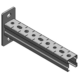 MEFA Konsole Stex 35/35, L= 225 mm Platte längs gvz  – 1274225