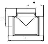 HAWLE ZAK 46 T-Stueck   – 5006210