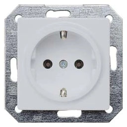 SIEMENS Schuko-Steckdose DELTA i-system, aluminiummetallic   – 5UB1931