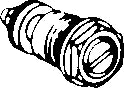 HANSA Hansa Vorabsperrung für Unterputz-Thermostat komplett   – 59 901 644
