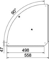 OBO Deckel für 90°-Bogen B500mm Stahl bandve rzinkt  – 6036910