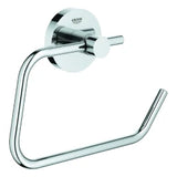 GROHE Grohe WC-Papierhalter Essentials 40689 ohne Deckel Metall chrom   – 40 689 001