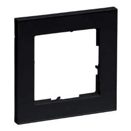 LEGRAND SEANO+ 1-fach Rahmen in der Farbausführu ng Schwarz lackiert  – 765381