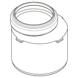 REHAU RAUPIANO PLUS Übergangsrohr kurz DN 75/50   – 11200771001