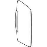 GEBERIT GE Urinaltrennwand Kunststoff Basic, weiss  – 115.201.11.1