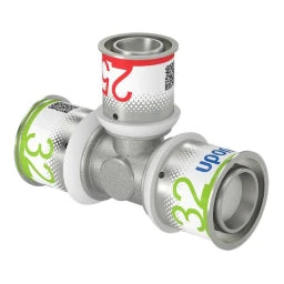UPONOR Uponor S-Press PLUS T-Stück reduziert 32-25-32   – 1070583