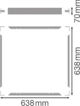 LEDVANCE SURFACE MOUNT KIT VALUE 625 SURFACE MOUN T KIT H70 VAL  – 4058075402867