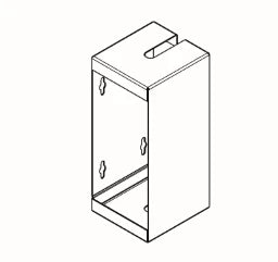 KWC AUSTRIA KWC Rodan WC-Bürstenhalter 130 x 397 x 97 mm  – 2000100000