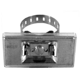 MEFA Info-Universalhalter Spannband bis Rohr- Durchmesser 76mm mit Deckel  – 5030210