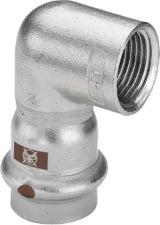 VIEGA Viega Winkel 90 Grad mit SC Temponox 1714.2 in 28mmxRp1 Stahl nichtrostend  – 811 129