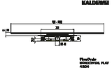 KALDEWEI Kaldewei Ablaufgarnitur FlowDrain Mod.4204, horizontal flat  – 687744810000