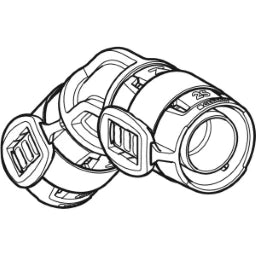 GEBERIT GE FlowFit Bogen PPSU 45 Gr. d20mm  – 620.061.00.1