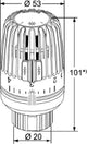 HEIMEIER Heimeier Thermostatkopf - VK mit Fühler  – 9710-24.500