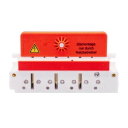 E-TERM Zählersteckleiste EVN 3p+2N 400VAC, fix mont. Stifte, Abdeckung,63A  – 1030142