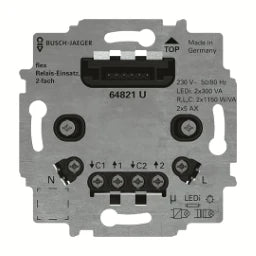 BUSCH-JAEGER Relais-Einsatz flex, 2-fach   – 2CKA006800A3044