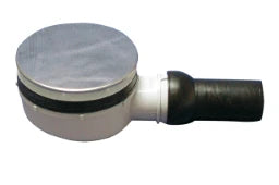 HUTTERER & LECHNER HL521 BTsifon flach DN40 mit Kugelgelenk Ablauf d 90mm, Edelstahlabdeckung   – HL521