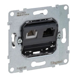 LEGRAND SEANO Einsatz Datendose RJ11+RJ45 Kat. 6 UTP  – 765089