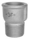 FISCHER GEORG FITTINGS Verlängerung Fig. 529 A 1" verzinkt   – 770529206