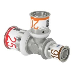 UPONOR Uponor S-Press PLUS T-Stück reduziert 25-20-16   – 1070575