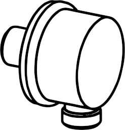 HANSA Hansa Viva Wandanschlussbogen mit RV chrom   – 4425 0100