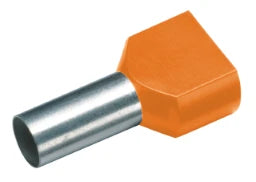 CIMCO Zwillingsaderendhülse 2 x 4,0 mm² x 12 m m, orange  – 187726